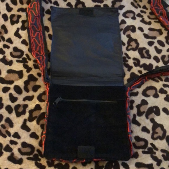 NWOT 100% cotton boho style crossbody bag - Picture 3 of 6